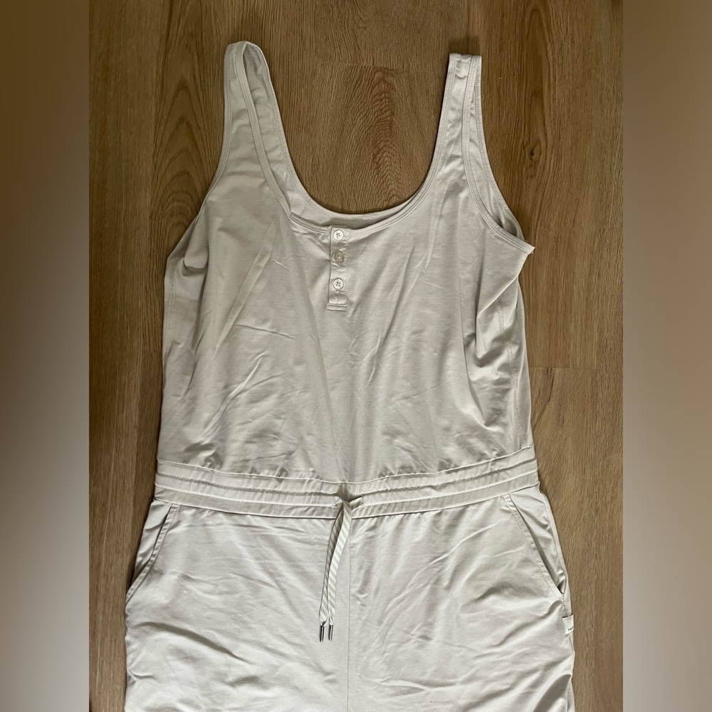 Vuori Cream Jumpsuit